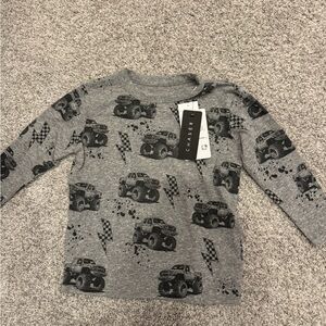 Chaser shirt  Kids Gray Monster Truck Shirt